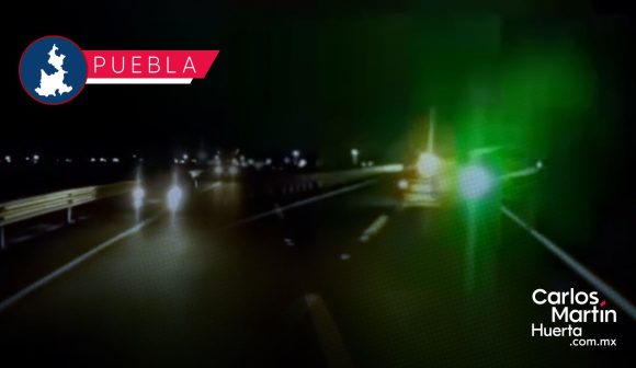 Así es como intentan asaltar tráiler en la supercarretera Cuacnopalan-Oaxaca