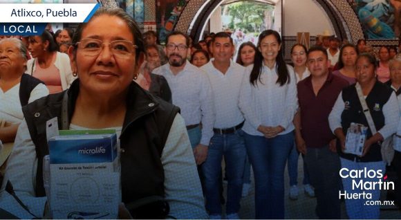 Entregan kits médicos a 30 Casas de la Salud en Atlixco