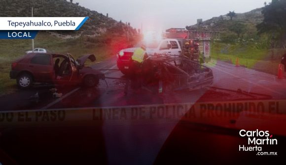Automovilista muere calcinado tras accidente en Tepeyahualco