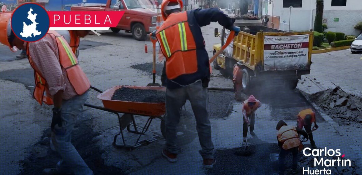 Bacheando Puebla: Conoce las calles que hoy tendrán trabajos de bacheo