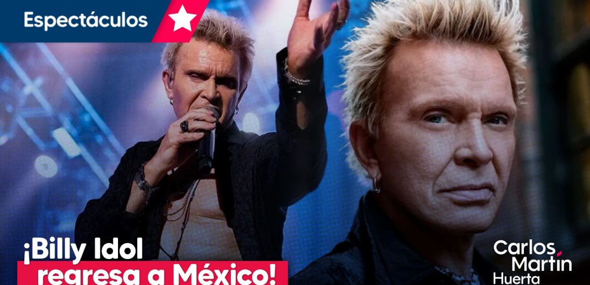 Billy Idol regresa a México con concierto en la CDMX