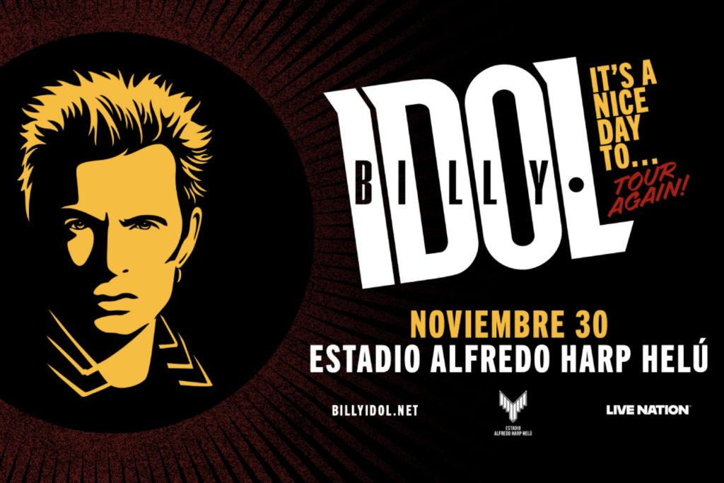Billy Idol regresa a México con concierto en la CDMX 1 Billy Idol regresa a México con concierto en la CDMX