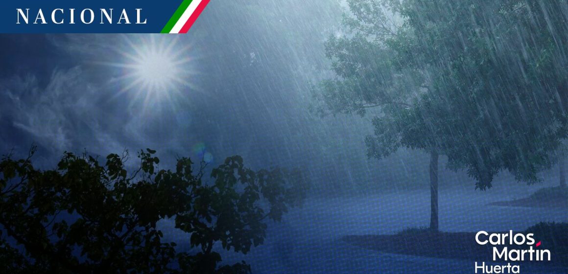 Persistirán lluvias y calor extremo en diferentes regiones del país  