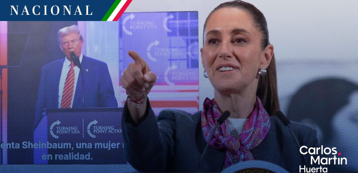 “El único que manda en México es el pueblo”, responde Sheinbaum a Trump