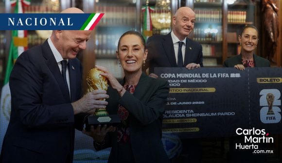 México estará en los ojos del mundo por Mundial 2026: Sheinbaum tras visita de Infantino