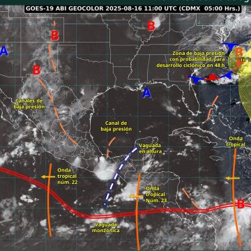 Lluvias fuertes a muy fuertes en gran parte de México