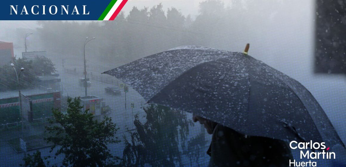 Clima: Lluvias intensas en el norte, centro y sur de México