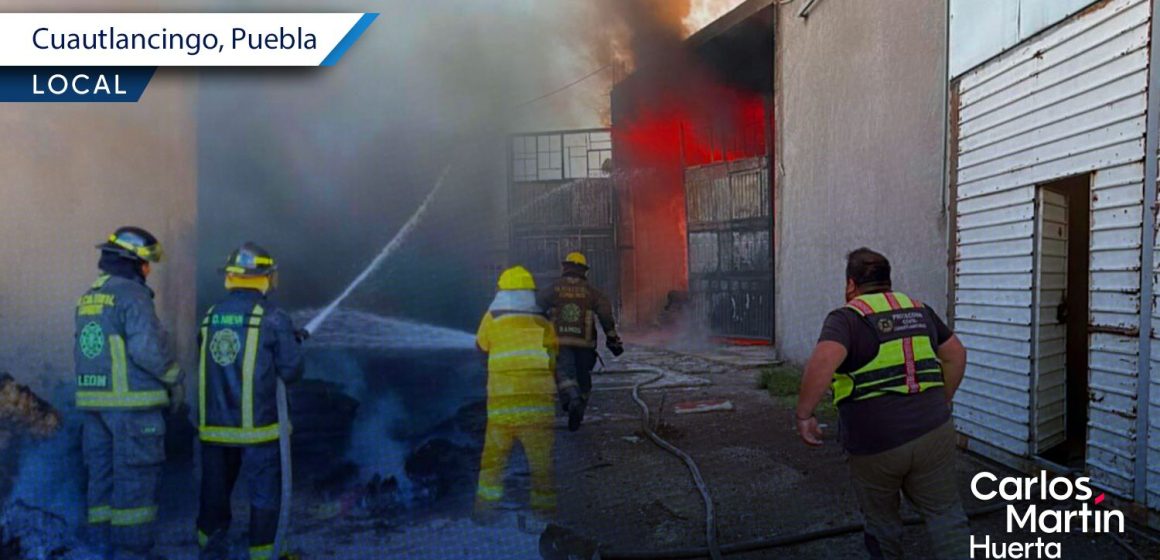 Controlan incendio en baños de vapor de Cuautlancingo; no se reportan heridos