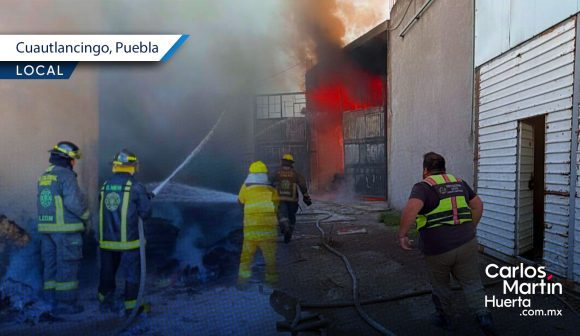 Controlan incendio en baños de vapor de Cuautlancingo; no se reportan heridos