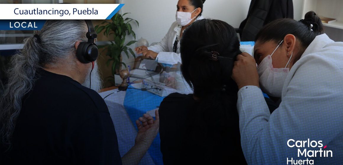 SMDIF Cuautlancingo inicia jornada de salud auditiva para adultos mayores