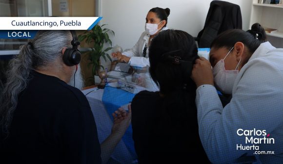 SMDIF Cuautlancingo inicia jornada de salud auditiva para adultos mayores