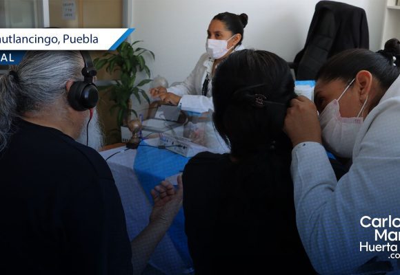 SMDIF Cuautlancingo inicia jornada de salud auditiva para adultos mayores