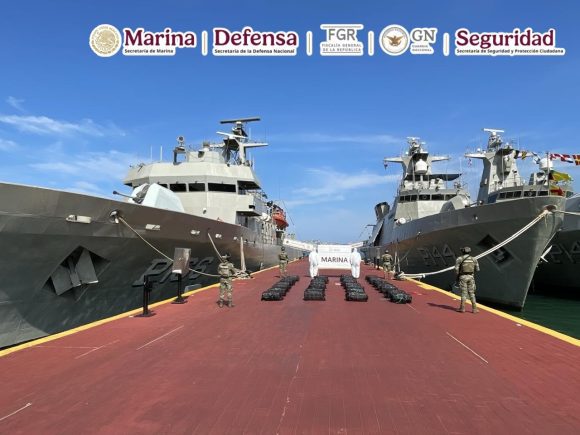 Aseguran 601 kilos de cocaína en las costas de Guerrero