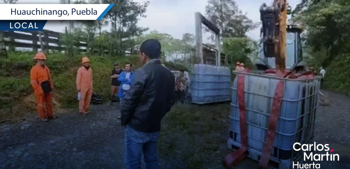 Pemex trabaja para controlar derrame de crudo en Huauchinango