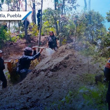 Desmantelan cinco hornos clandestinos en Xalitzintla