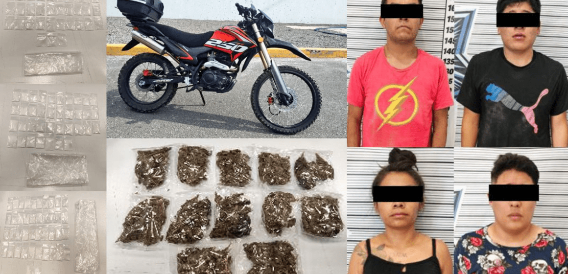 Detienen a presuntos narcomenudistas vinculados a “El Yoyo” líder de un grupo delictivo que opera en la ciudad de Puebla
