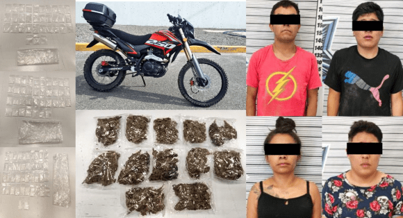 Detienen a presuntos narcomenudistas vinculados a “El Yoyo” líder de un grupo delictivo que opera en la ciudad de Puebla