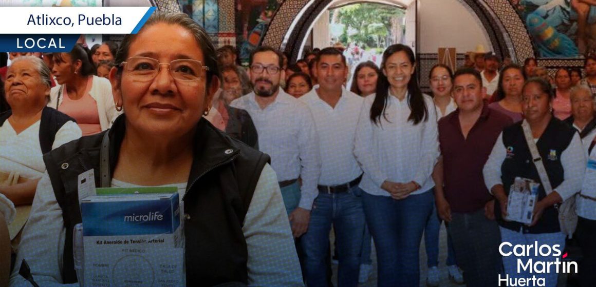Entregan kits médicos a 30 Casas de la Salud en Atlixco