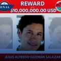 Estados Unidos ofrece recompensa de 10 mdd por captura de Jesús Alfredo Guzmán