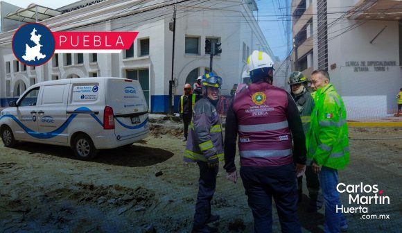 Fuga de gas por obras en la zona de Finanzas genera evacuación preventiva