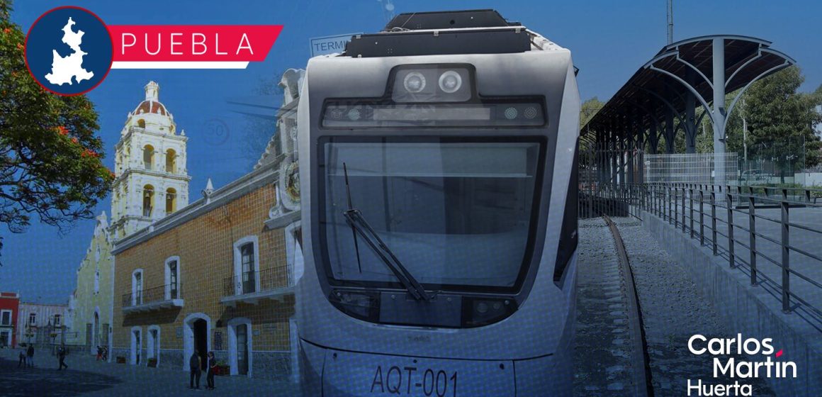 Gobierno de Puebla lanza licitación para estudios del Tren Eléctrico Puebla-Atlixco