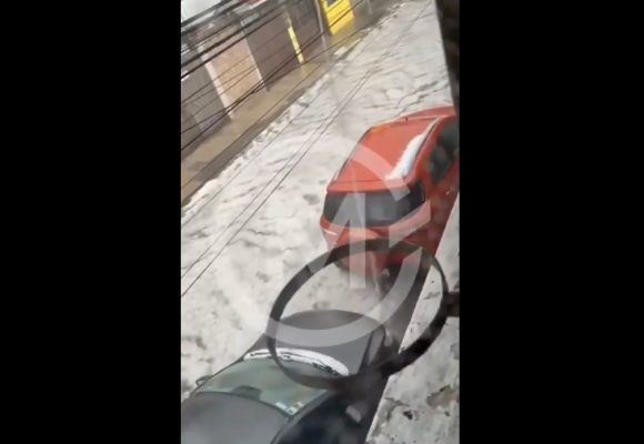 Fuerte lluvia y granizada afectan Puebla y Texmelucan