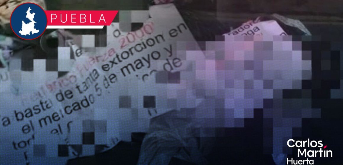 Hallan 2 cuerpos emplayados con mensaje en inmediaciones del mercado 5 de Mayo