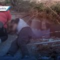 Hombre se arroja a canal en Tecamachalco; su estado es delicado
