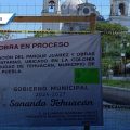 INAH suspende la rehabilitación del Parque Juárez en Tehuacán