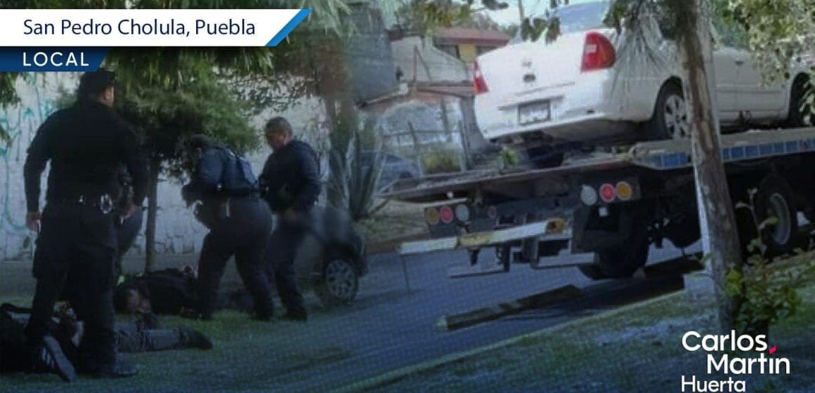 Intensa persecución en Plaza San Diego culmina con 3 detenidos y vehículos asegurados