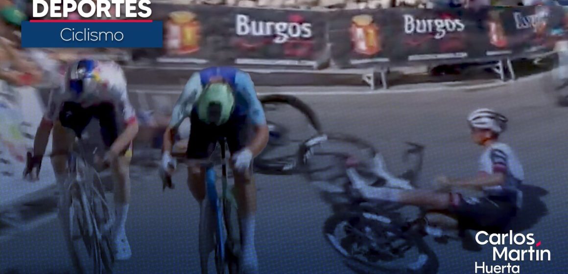 Isaac del Toro sufre lamentable caída en la primera etapa de la Vuelta a Burgos 2025
