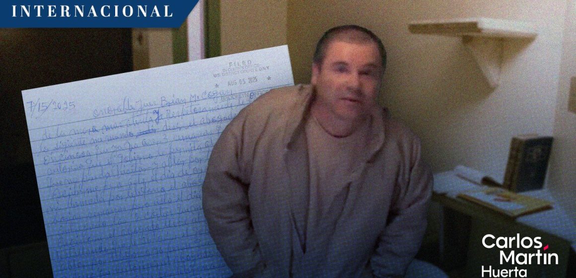 “El Chapo” Guzmán envía carta a juez; denuncia incomunicación