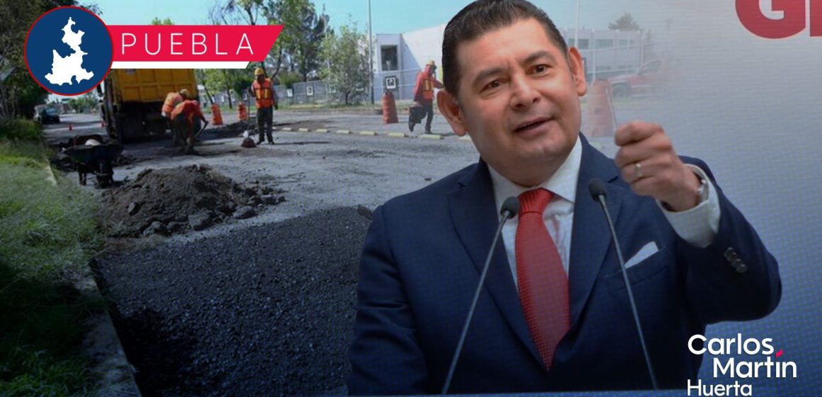 La Puebla que tenemos es resultado del abandono de administraciones pasadas: Armenta sobre baches