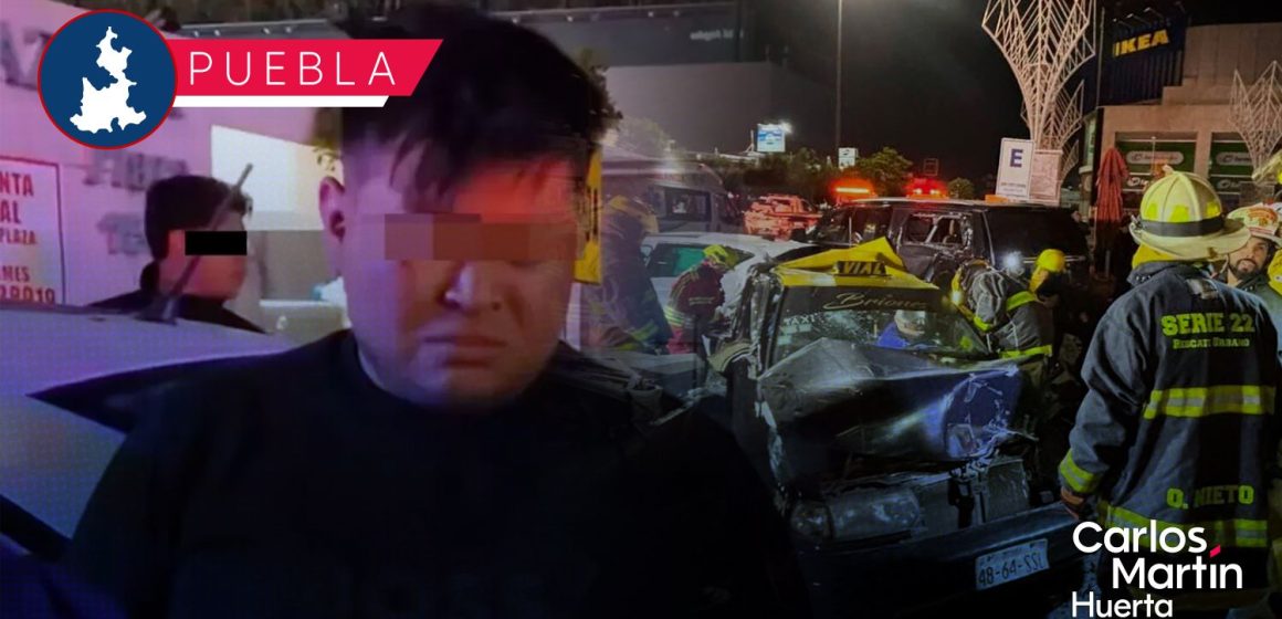 Liberan a Luis Fernando tras accidente en Vía Atlixcáyotl que dejó un muerto