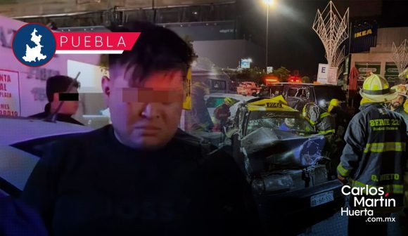 Liberan a Luis Fernando tras accidente en Vía Atlixcáyotl que dejó un muerto