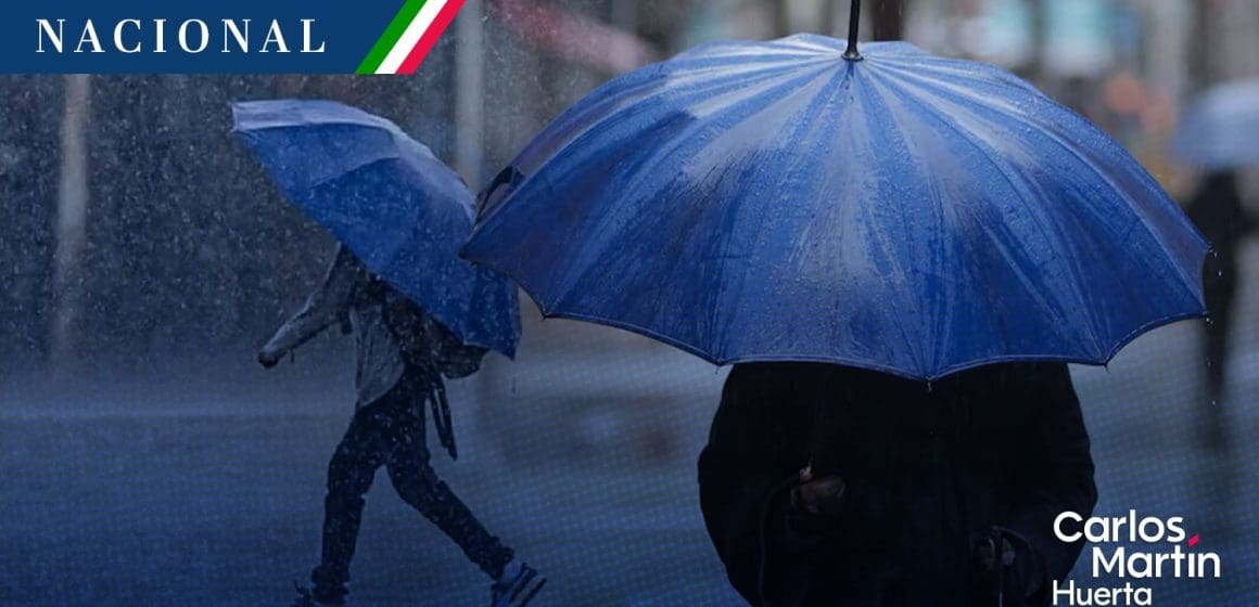 Diversos sistemas provocarán lluvias en gran parte de México  