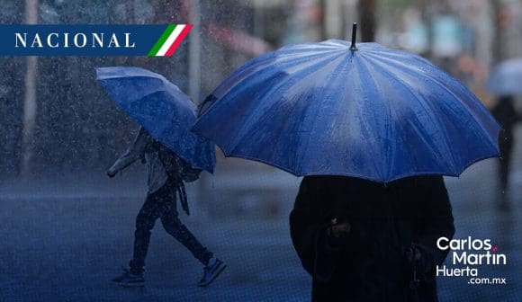 Diversos sistemas provocarán lluvias en gran parte de México  