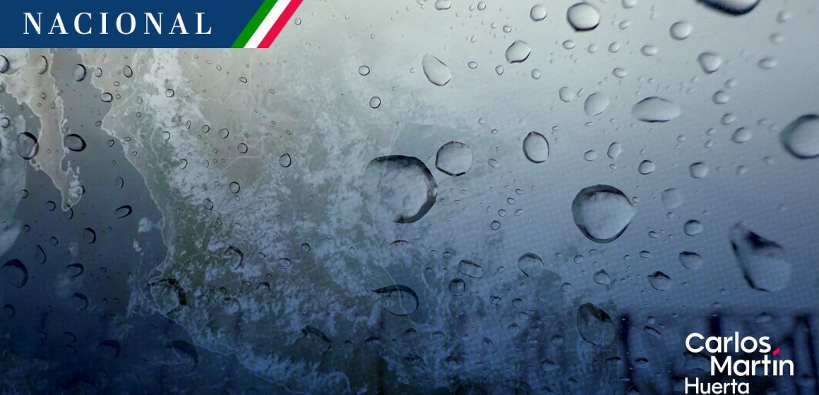 Lluvias muy fuertes azotarán el noroeste, occidente, centro, oriente, sur y sureste del país