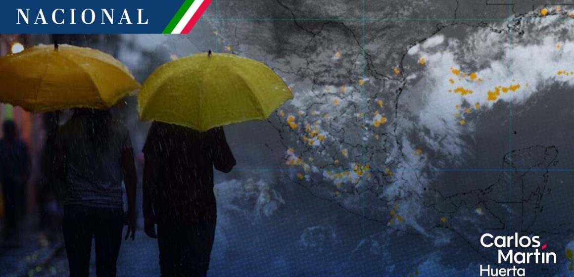 Lluvias intensas por monzón y ondas tropicales azotarán gran parte de México