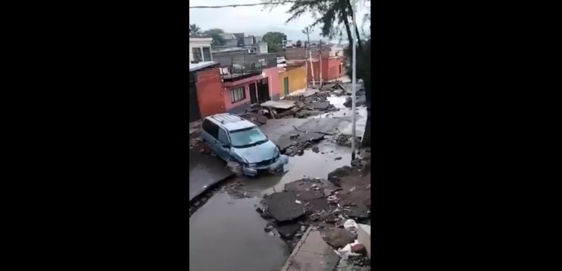 Lluvias dejan severos daños en Querétaro