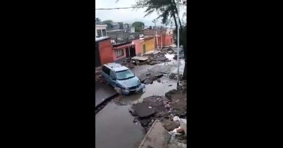 Lluvias dejan severos daños en Querétaro