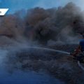 Logran controlar incendio en relleno sanitario de Coxcatlán tras más de 12 horas de trabajo