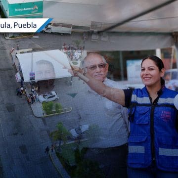 Lupita Cuautle inicia obras de rehabilitación en la avenida Orión Norte de la Delegación Atlixcáyotl