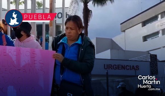 Manifestación en el Hospital General del Sur; denuncian escasez de medicamentos