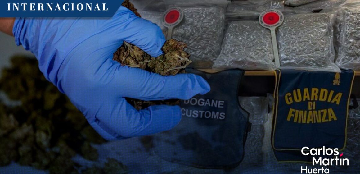 Aseguran 81 kilos de marihuana escondidos en  vestidos de novia en Italia