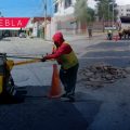 Más de 95 mil baches tapados para mejorar la movilidad en la Ciudad de Puebla