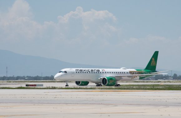 Mexicana de Aviación recibe su tercera aeronave Embraer E195-E2