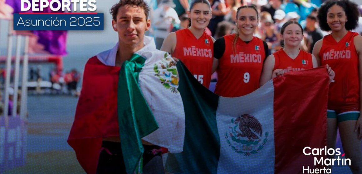 México acumula 76 medallas en los Juegos Panamericanos Junior Asunción 2025
