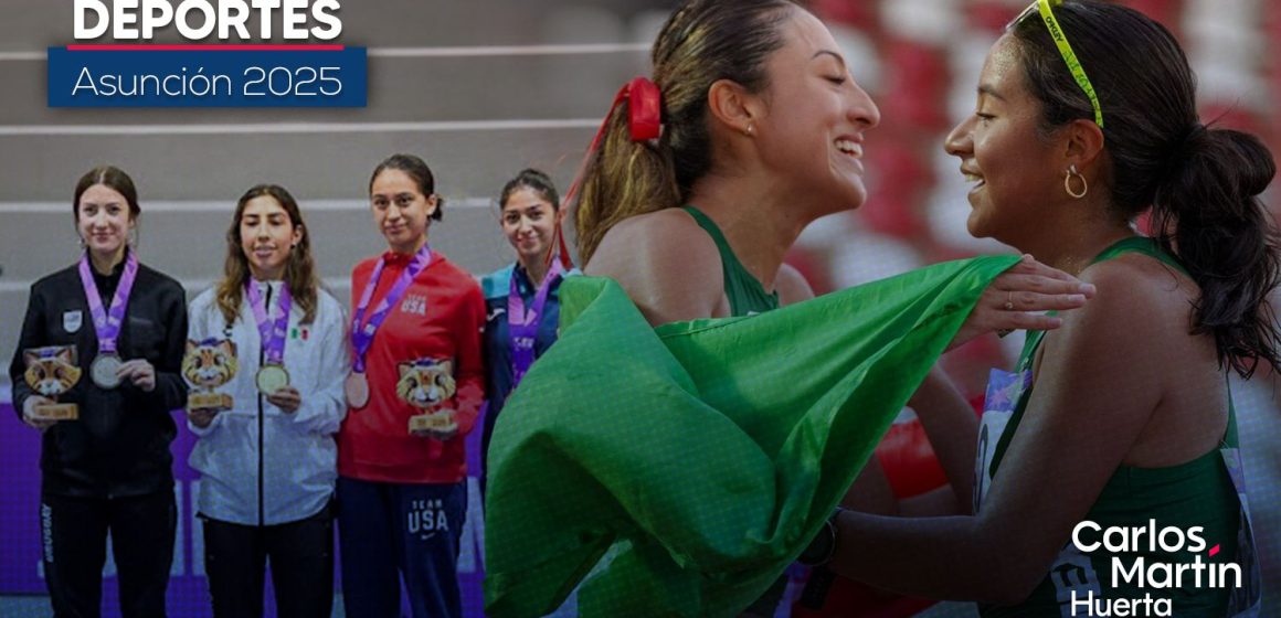 México escala al cuarto lugar en el medallero de los Juegos Panamericanos Junior Asunción 2025