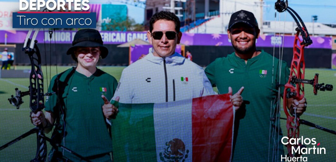 México obtiene oro en tiro con arco mixto durante los Juegos Panamericanos Junior Asunción 2025